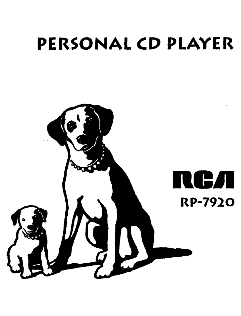 RCA RP-7920 User manual