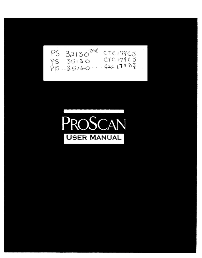 ProScan PS32130 User manual
