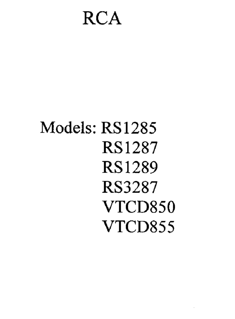 RCA RS3287 User manual