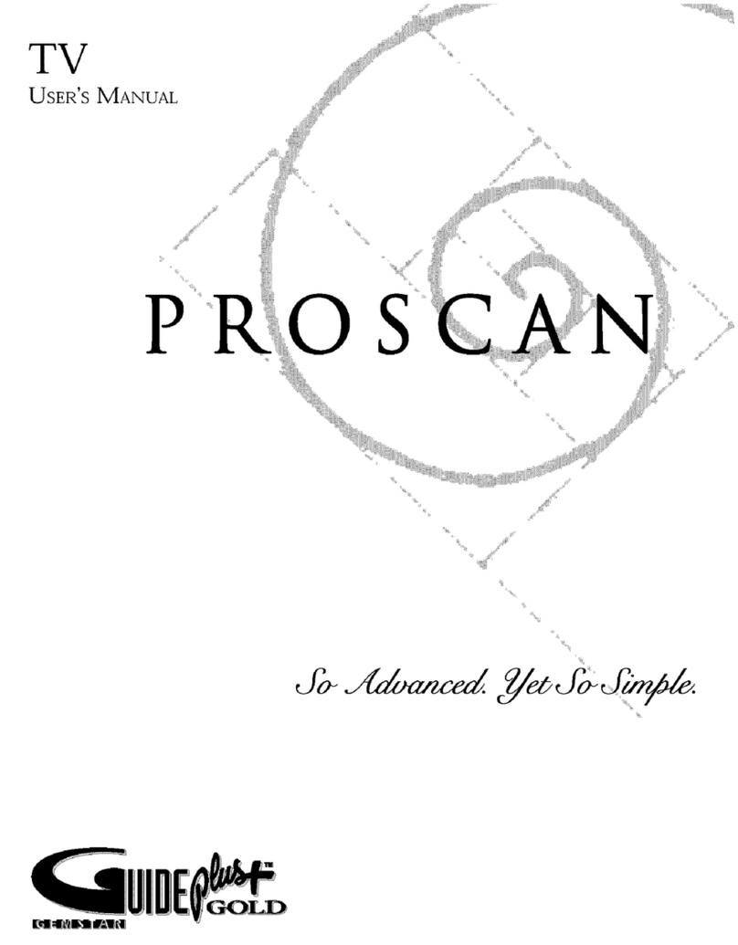 ProScan PS32710YX1CJ5 User manual