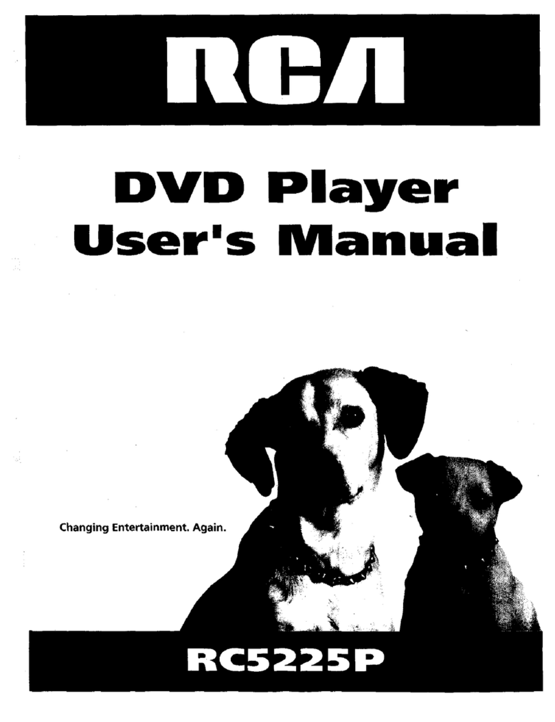 RCA RC5225P User manual