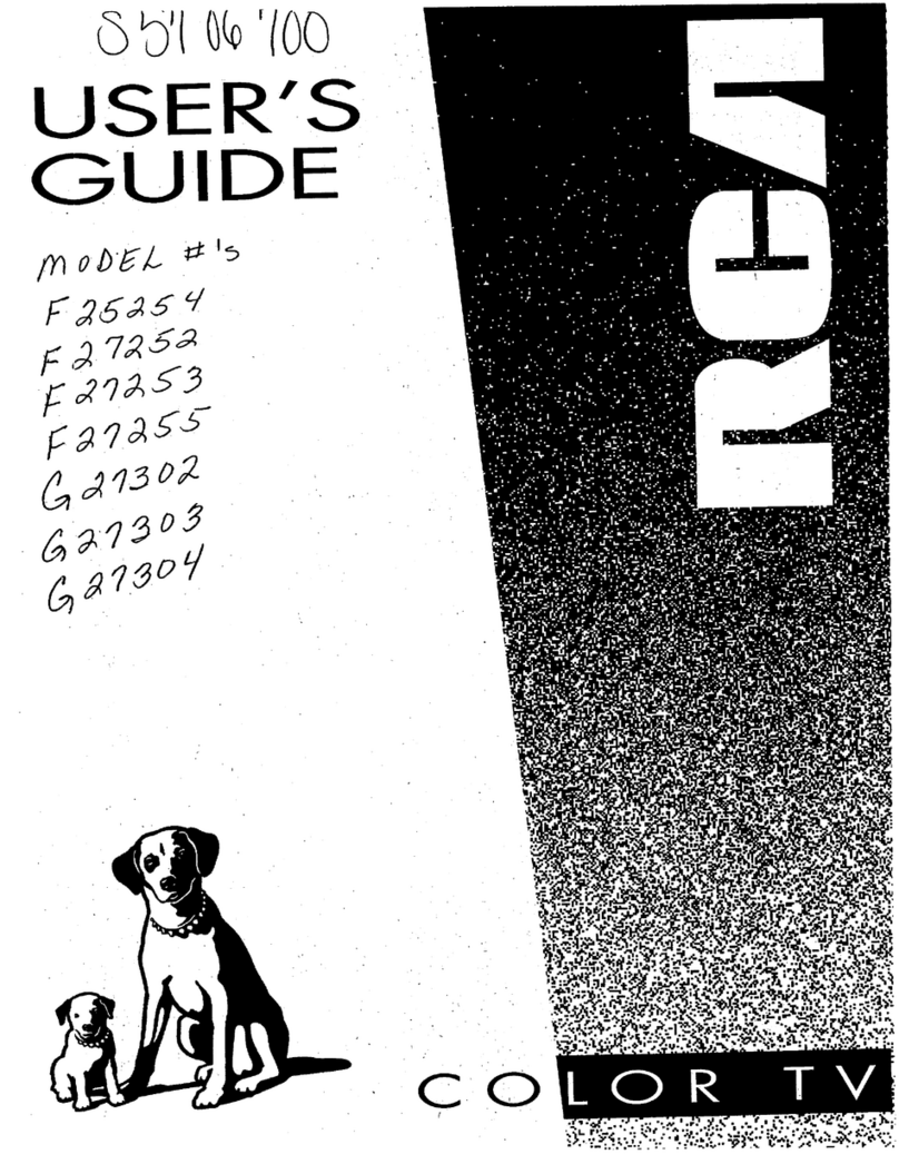 RCA F25254 User manual