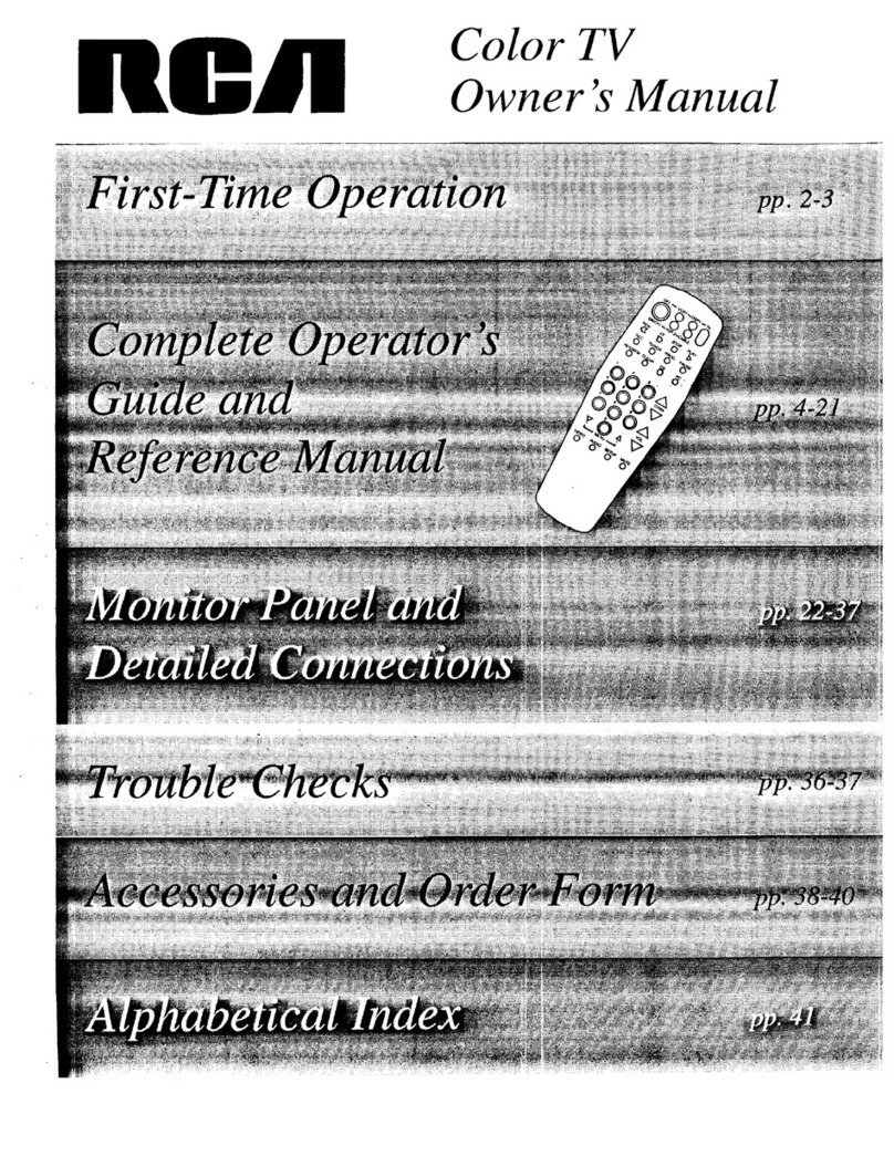 RCA F27700 User manual