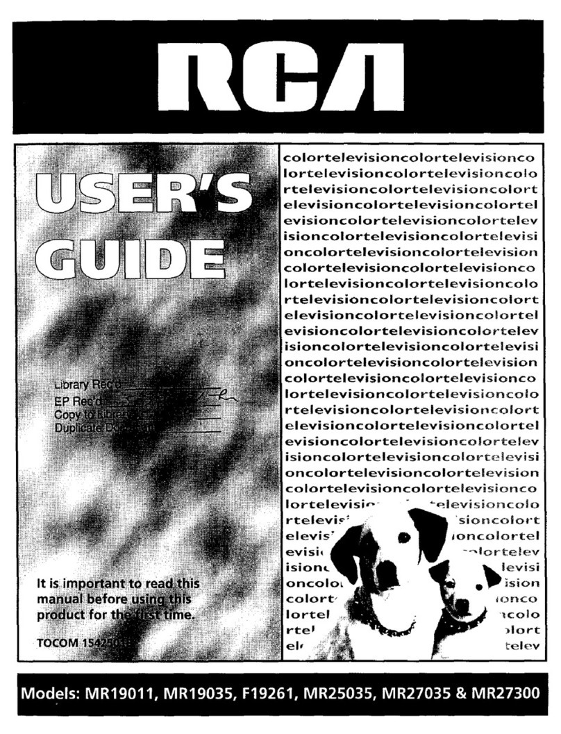 RCA MR27300 User manual
