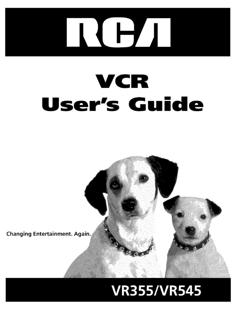 RCA VR545 User manual