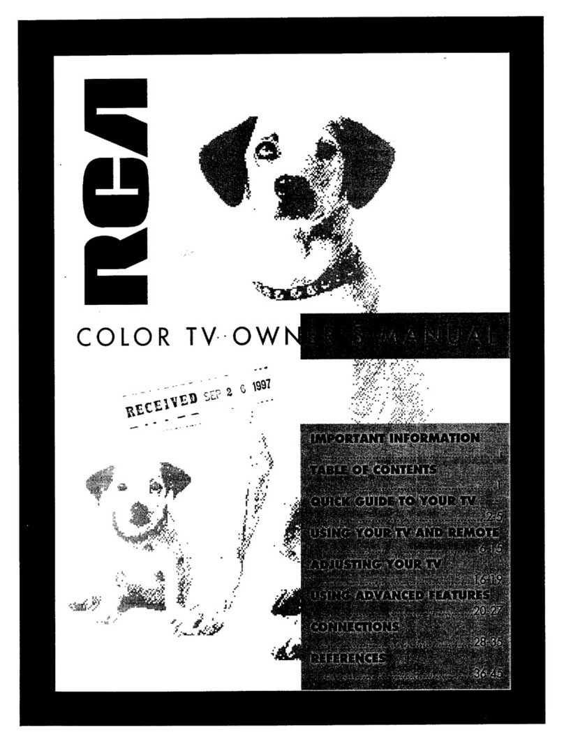 RCA F20635 User manual RCA F20635 User manual