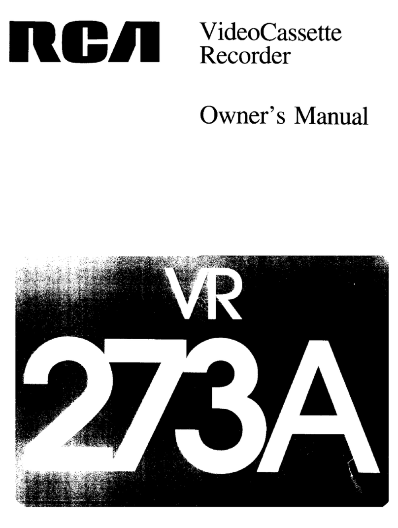 RCA VR273A owner's manual