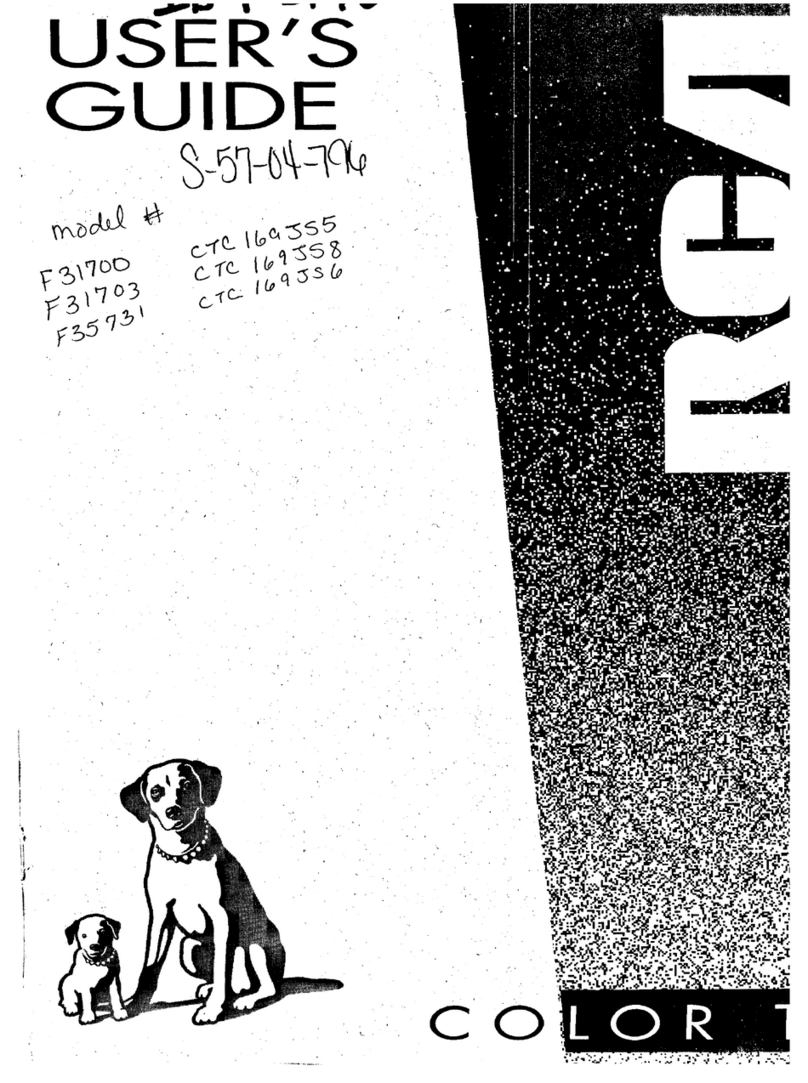 RCA F31700 User manual