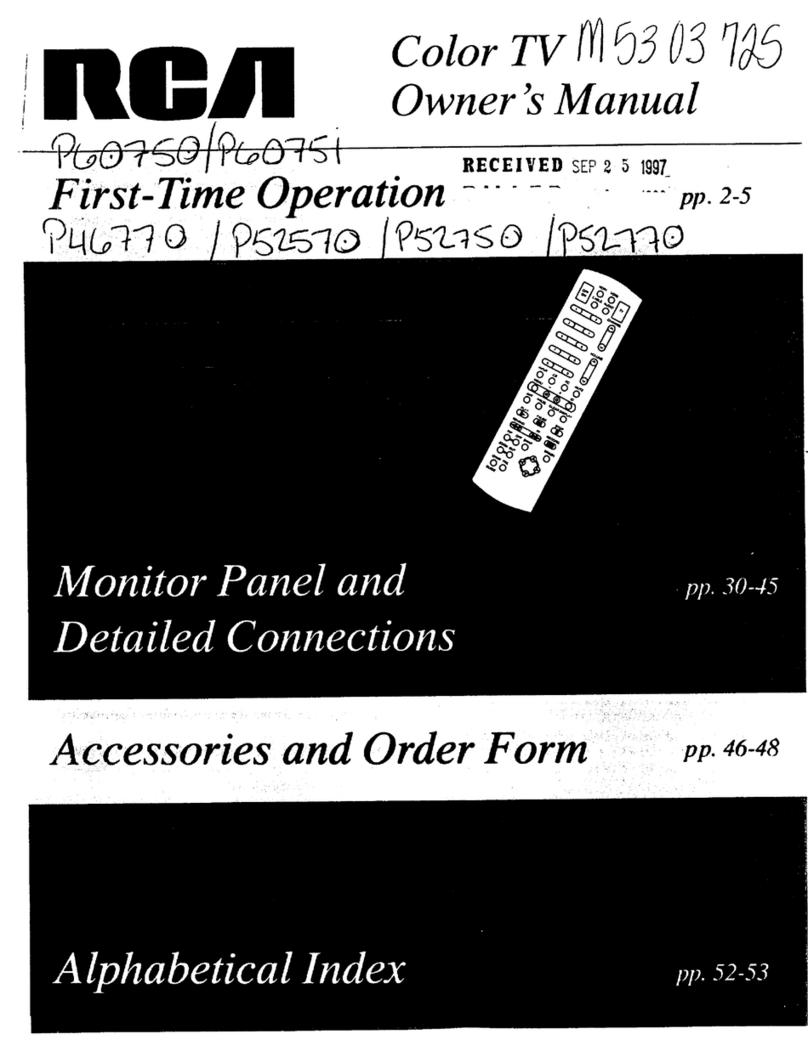 RCA P46770 User manual
