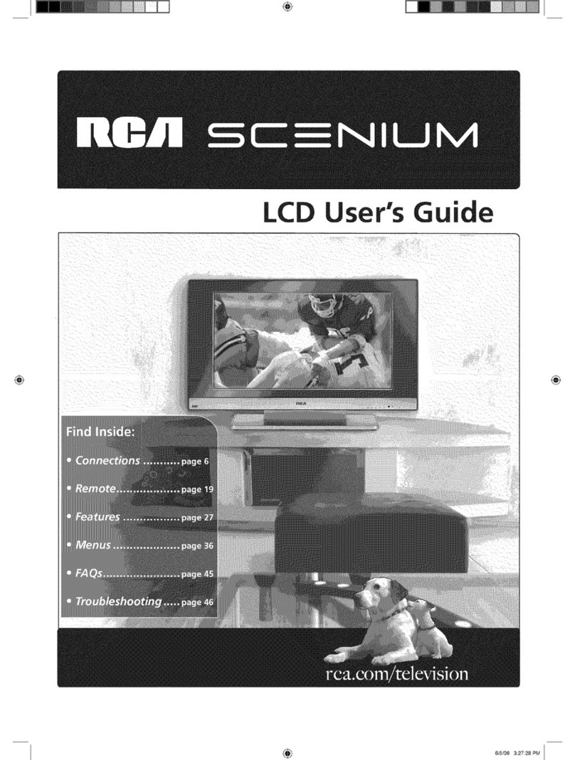RCA SCENIUM L37WD14 User manual