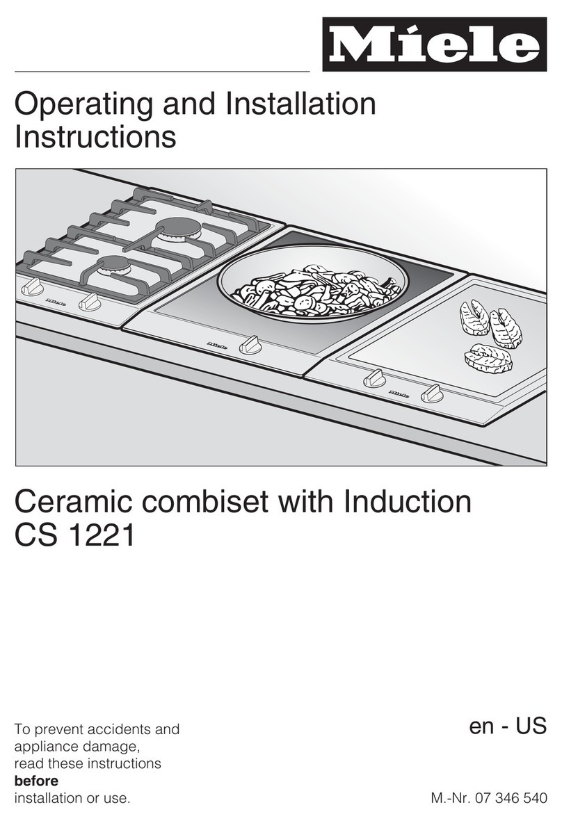 Miele CS 1221 User manual
