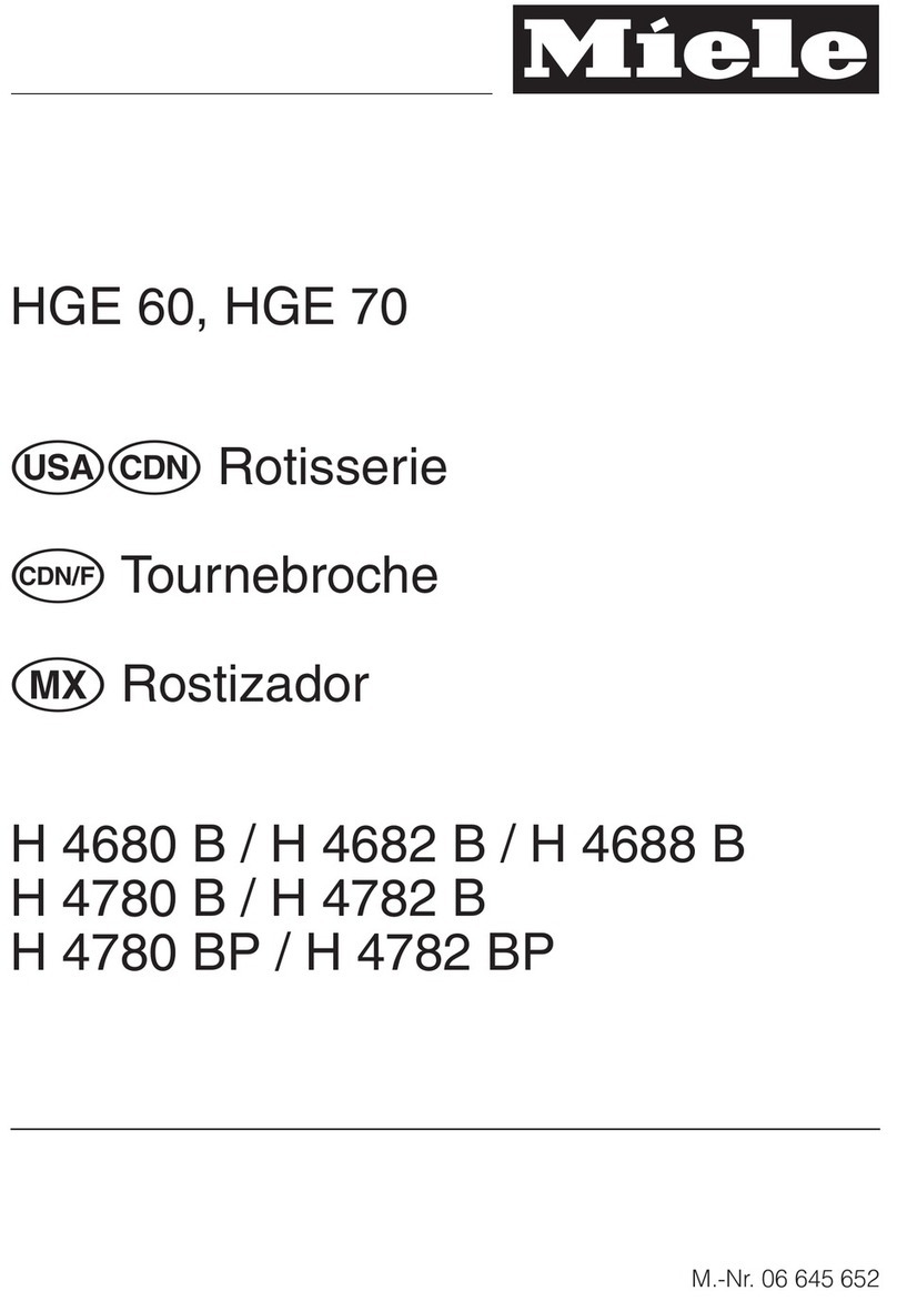 Miele HGE 60 user manual