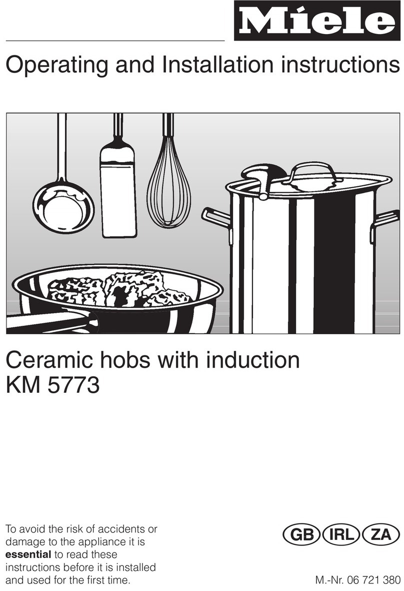 Miele KM 5773 User manual