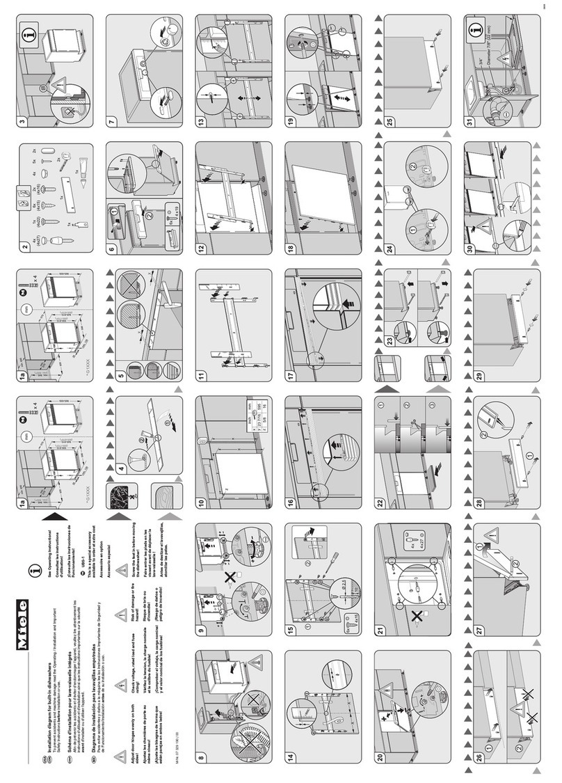 Miele 07329190/00 Installation diagram