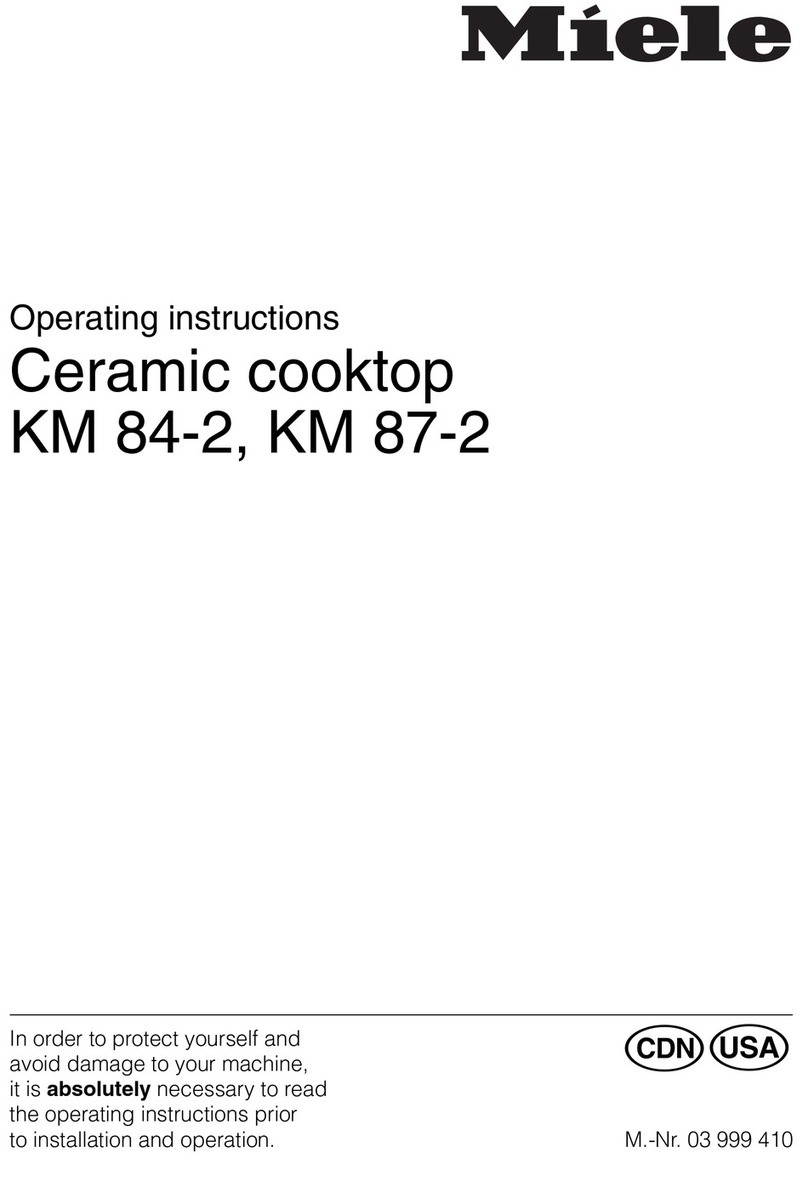 Miele KM 87-2 User manual