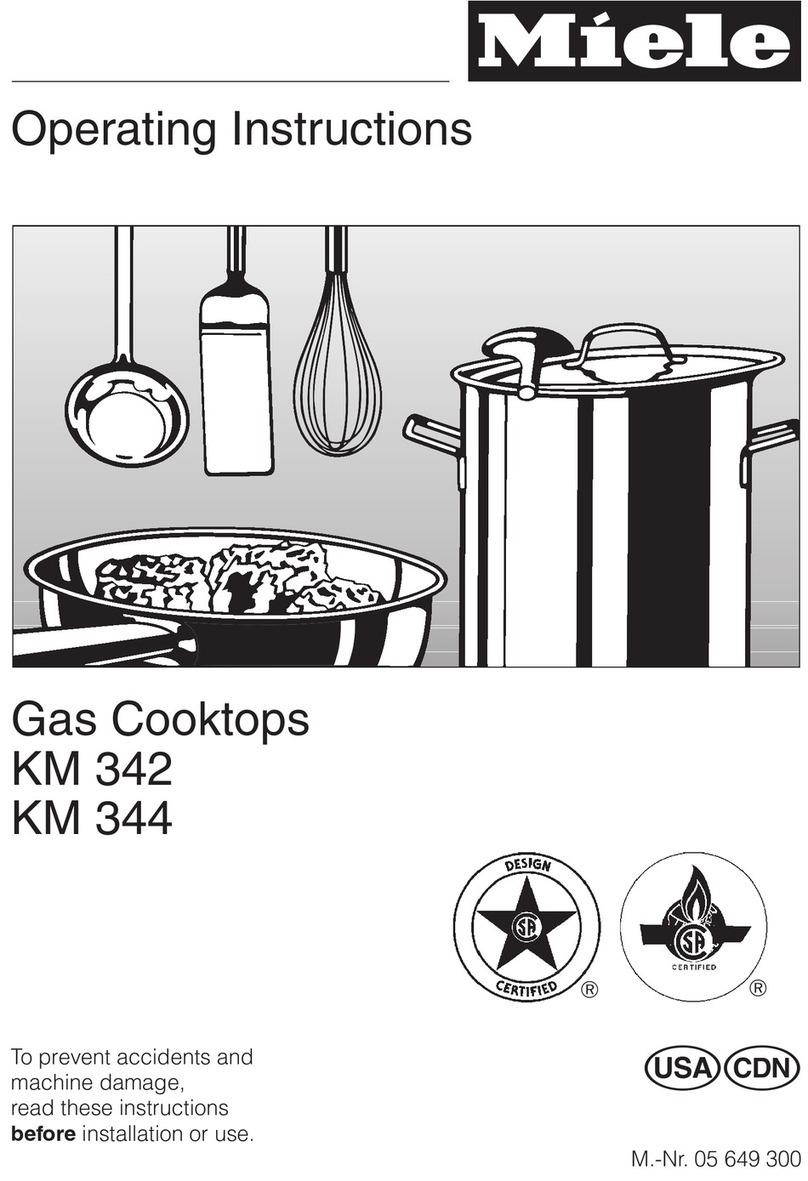 Miele MasterChef KM342 User manual