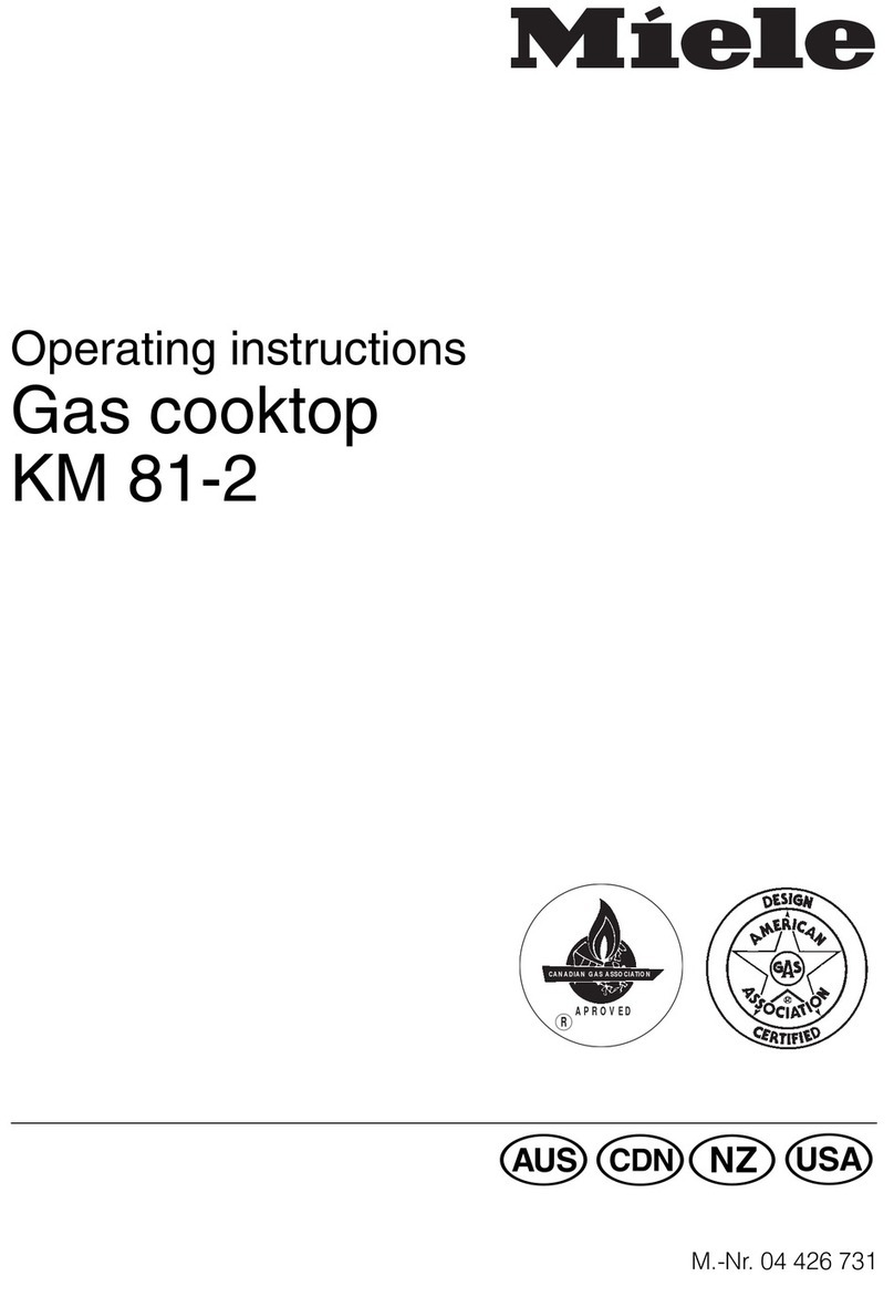 Miele GAS KM 81-2 User manual