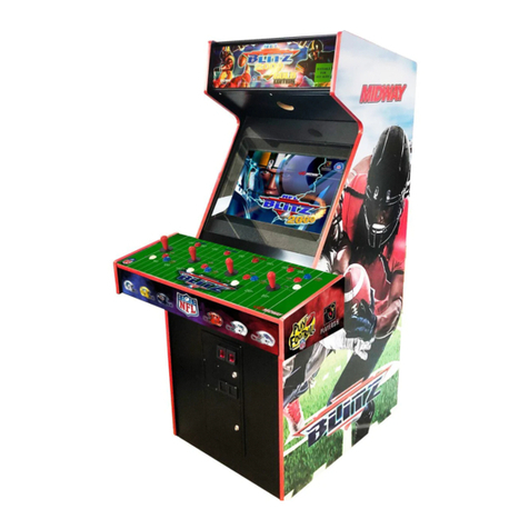 Midway 4-Player 25" Dedicated Video Game Operation manual