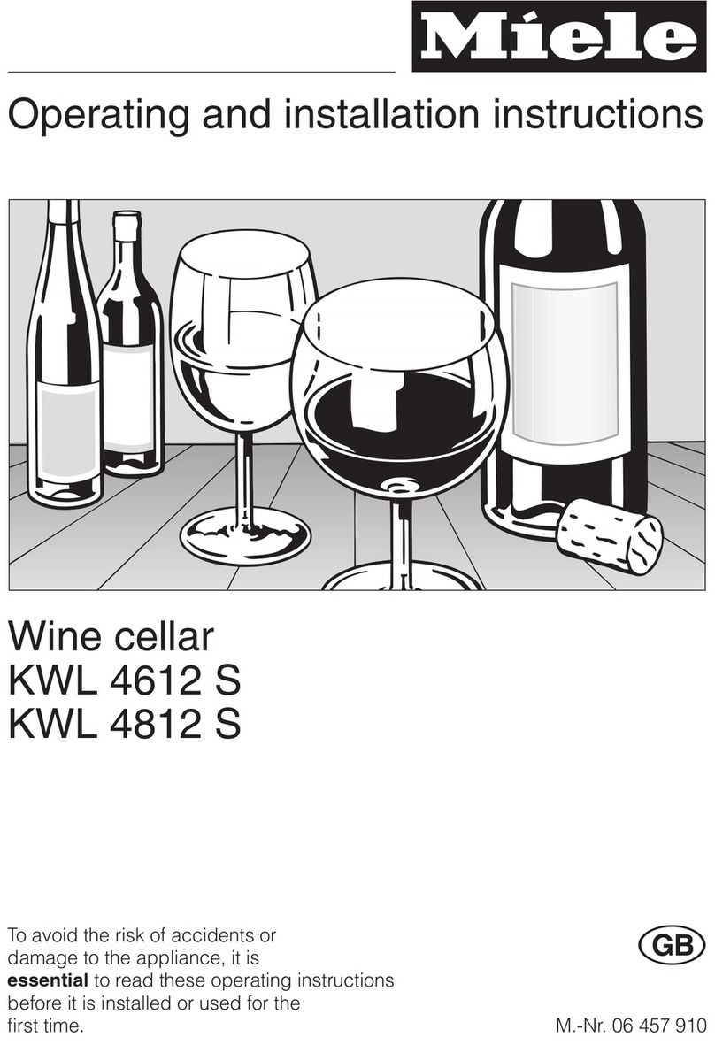 Miele KWL 4612 S Operating and installation instructions