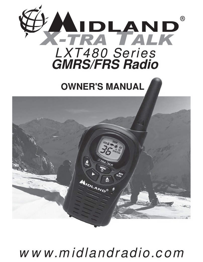 Midland X-Tra Talk LXT480 Series User manual