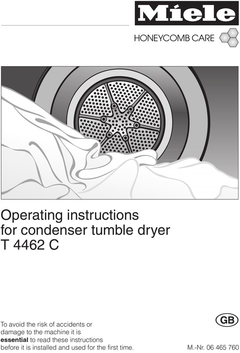 Miele T 4462 C operating instructions Miele T 4462 C operating instructions