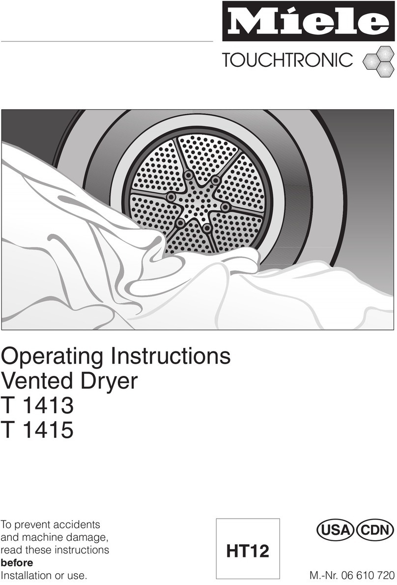 Miele T 1413 T 1415 User manual