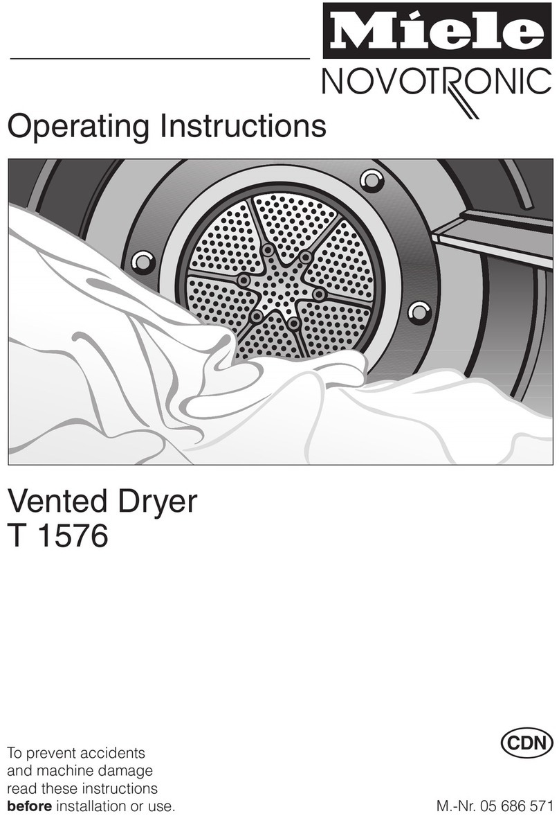 Miele T 1576 User manual Miele T 1576 User manual