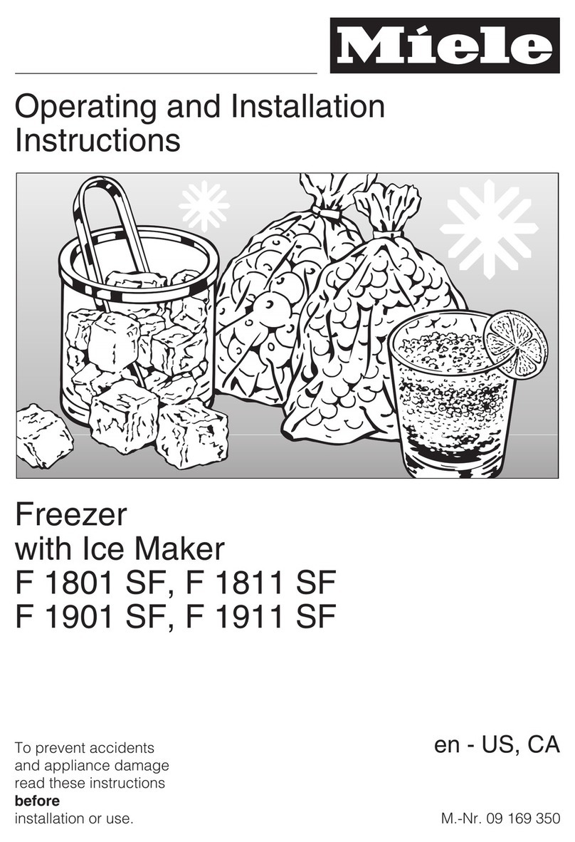 Miele F 1801 SF User manual