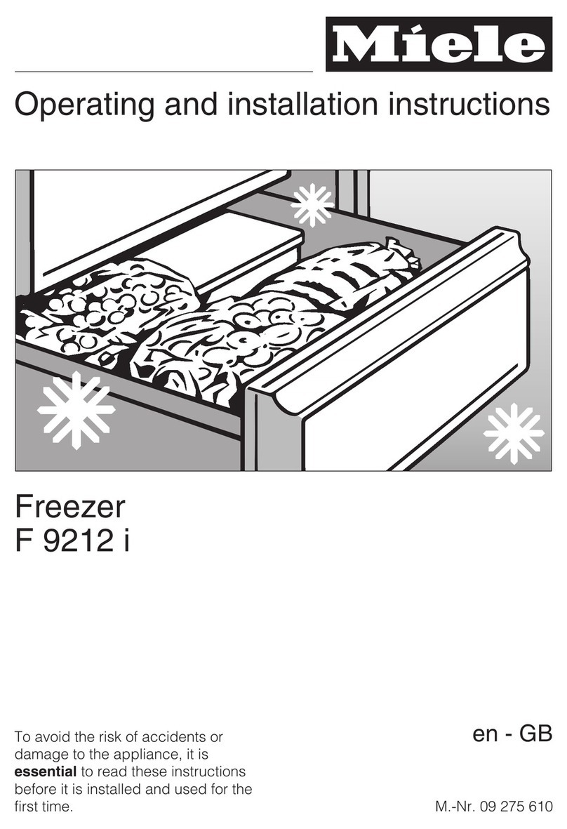 Miele F 9212 I User manual