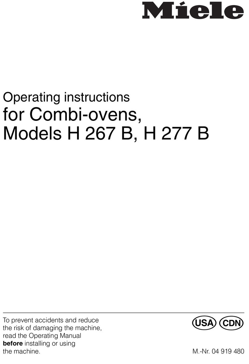 Miele H 267 B operating instructions