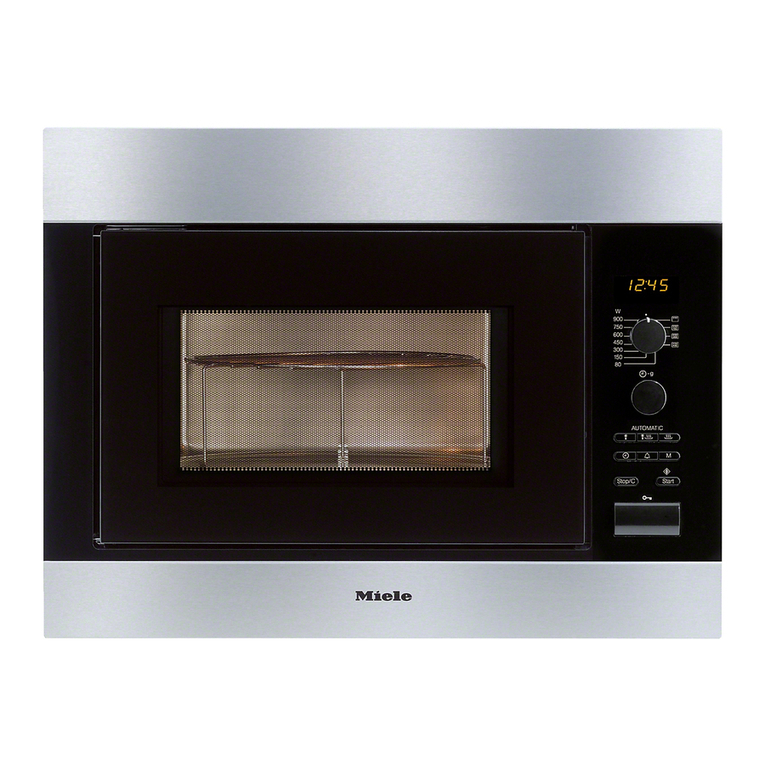 Miele M 8261 operating instructions