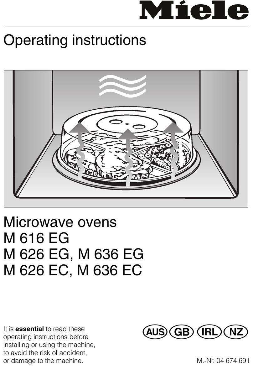 Miele M 626 EC User manual