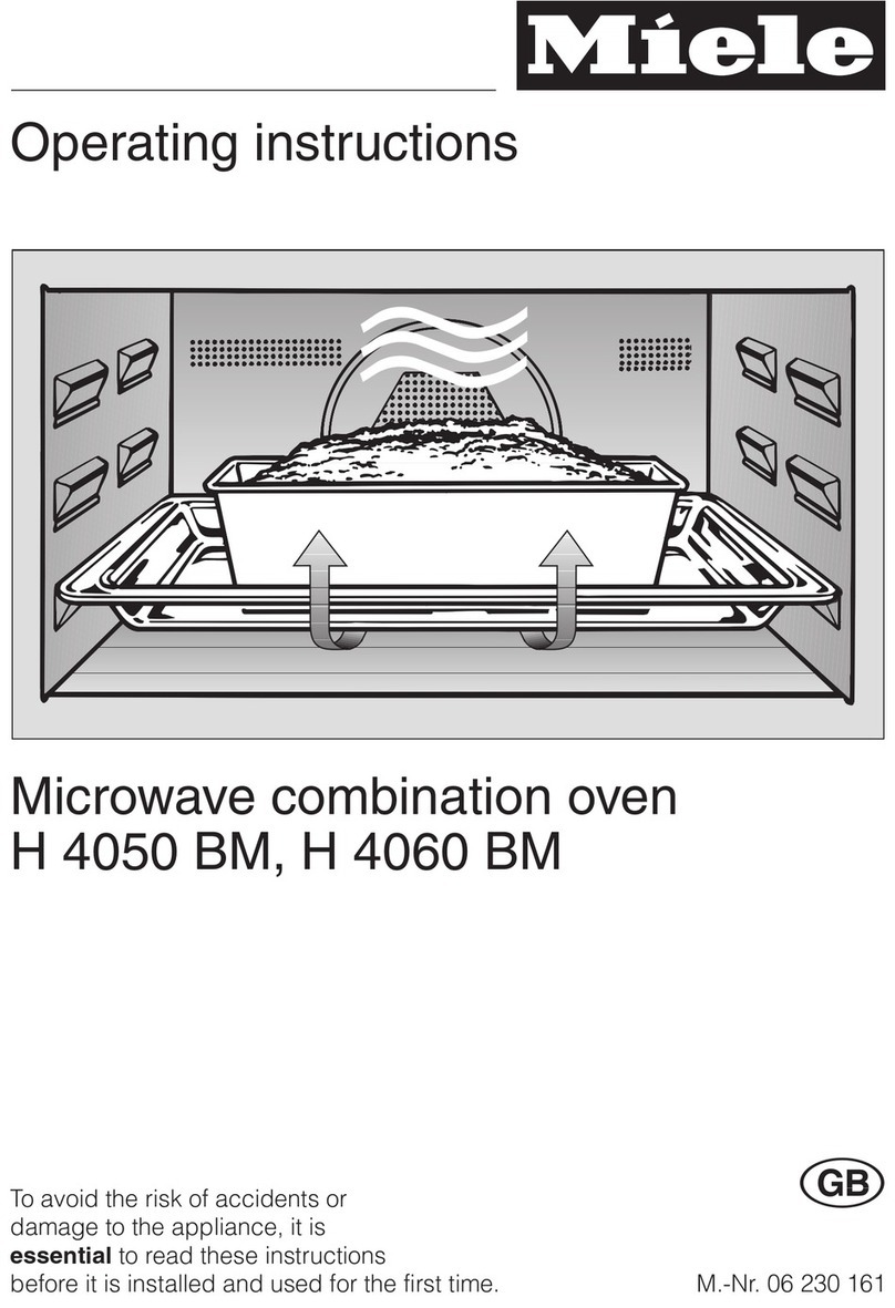 Miele H 4050 BM operating instructions