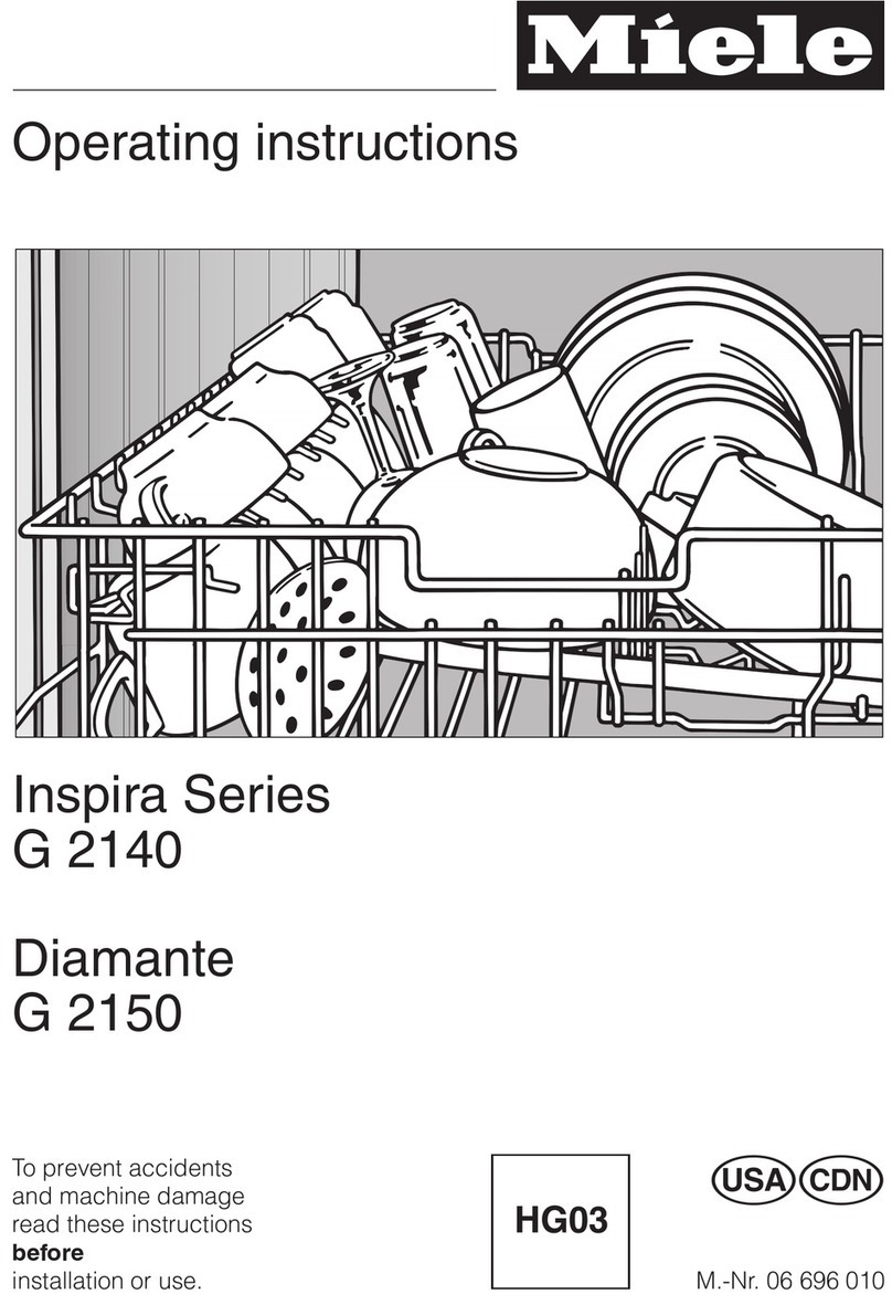 Miele INSPIRA G 2140 User manual Miele INSPIRA G 2140 User manual