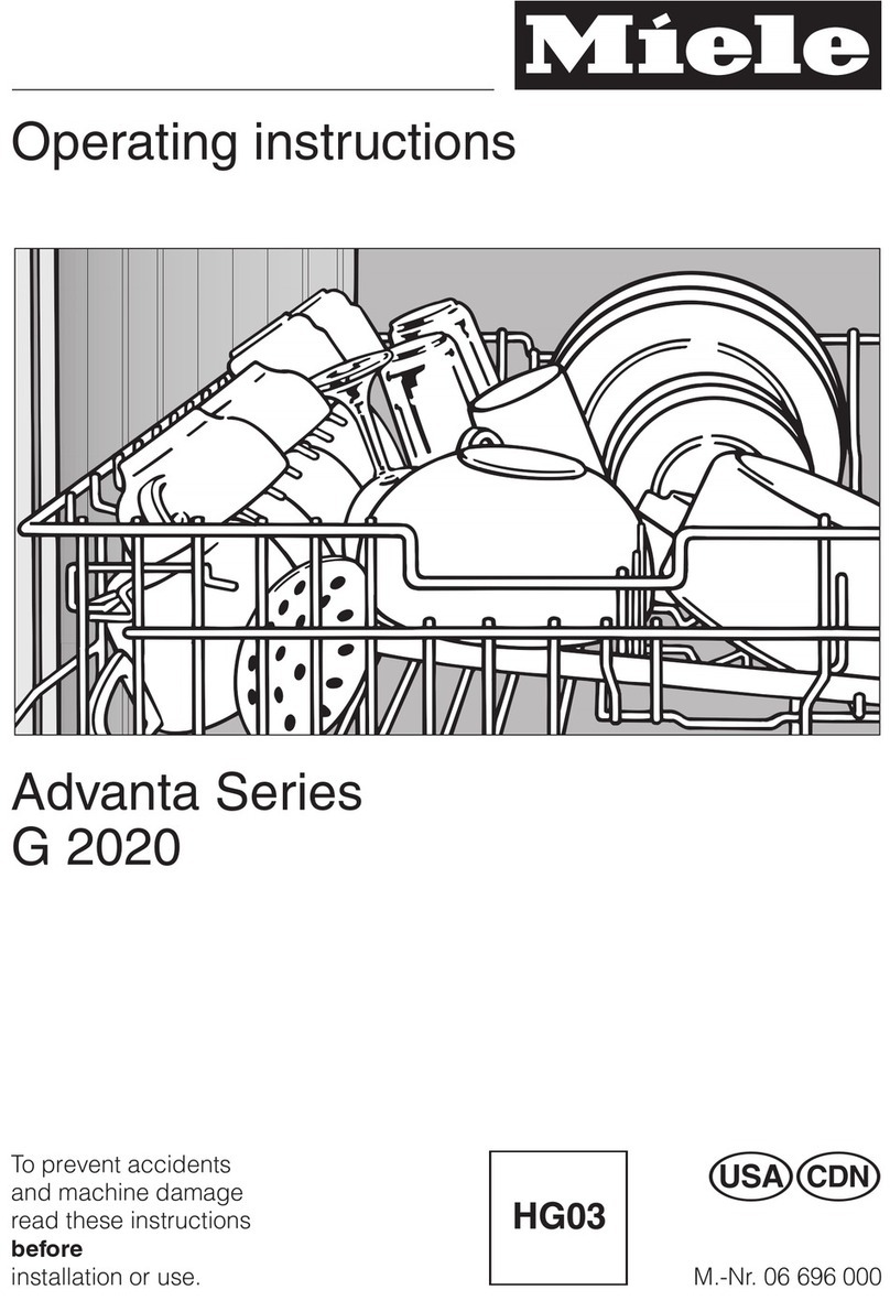Miele ADVANTA SERIES G 2020 User manual