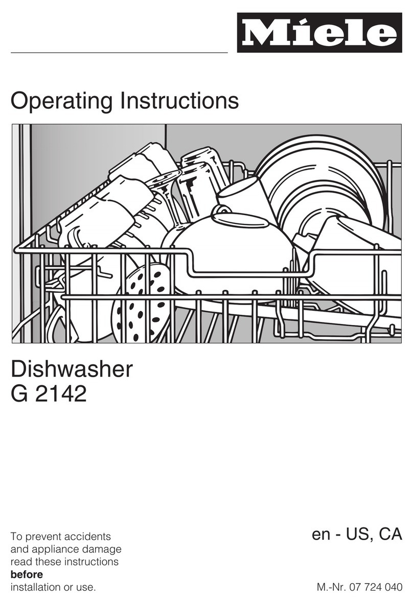 Miele G 2142 User manual
