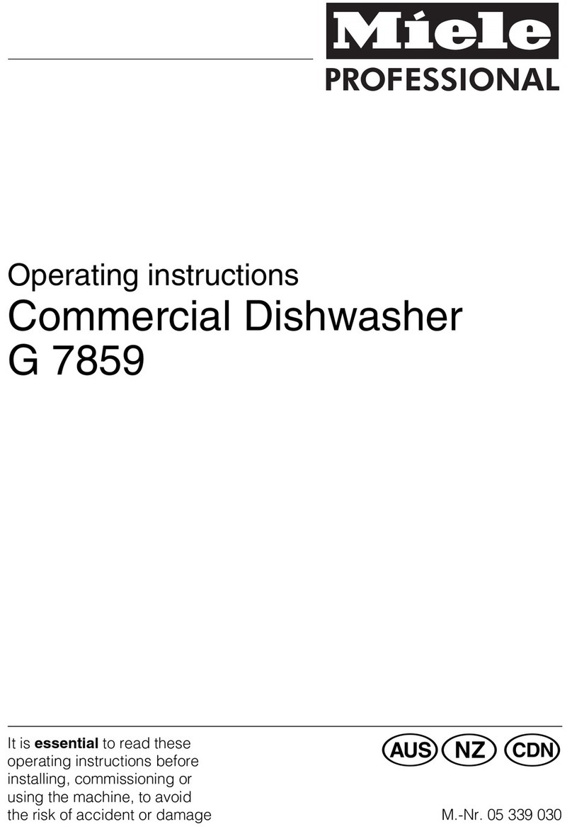 Miele G 7859 operating instructions