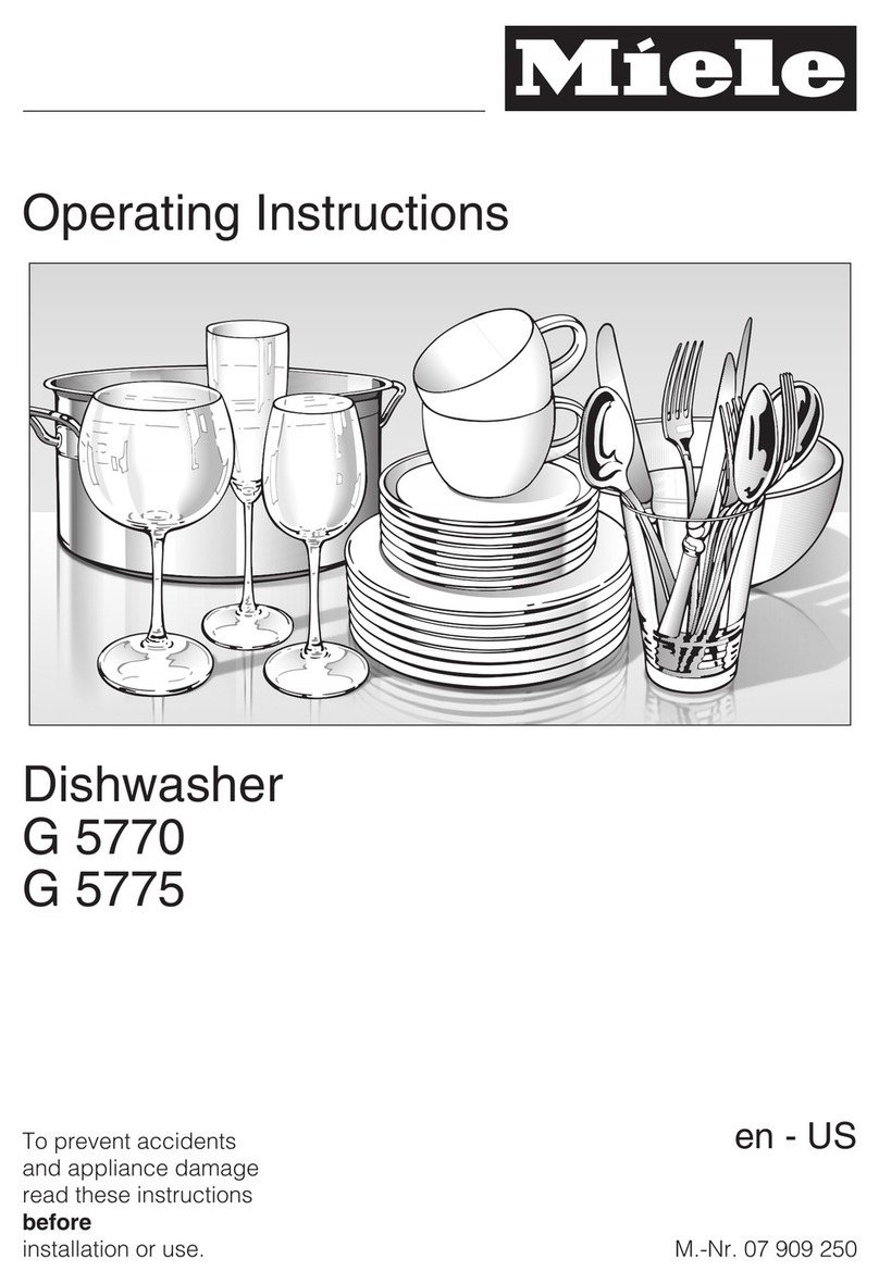 Miele G 5775 User manual
