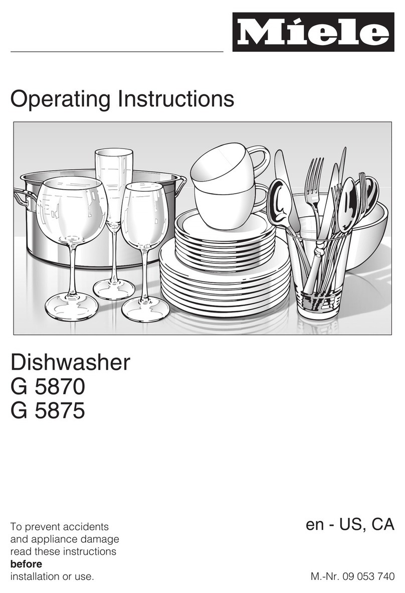 Miele G 5870 User manual