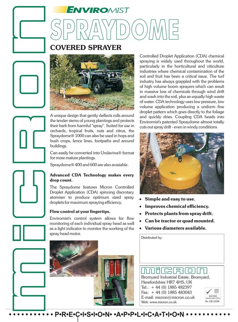 Micron Enviromist Spraydome 1000 Features