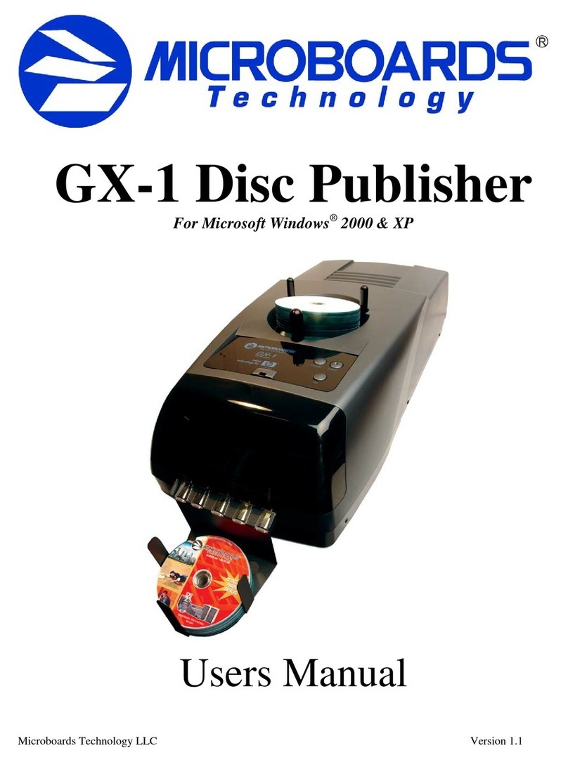 MicroBoards Technology GX-1 User manual