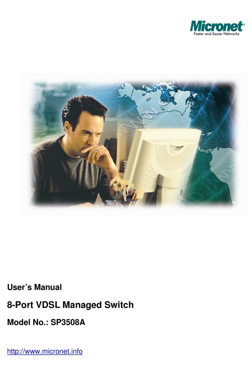 MicroNet SP3508A user manual