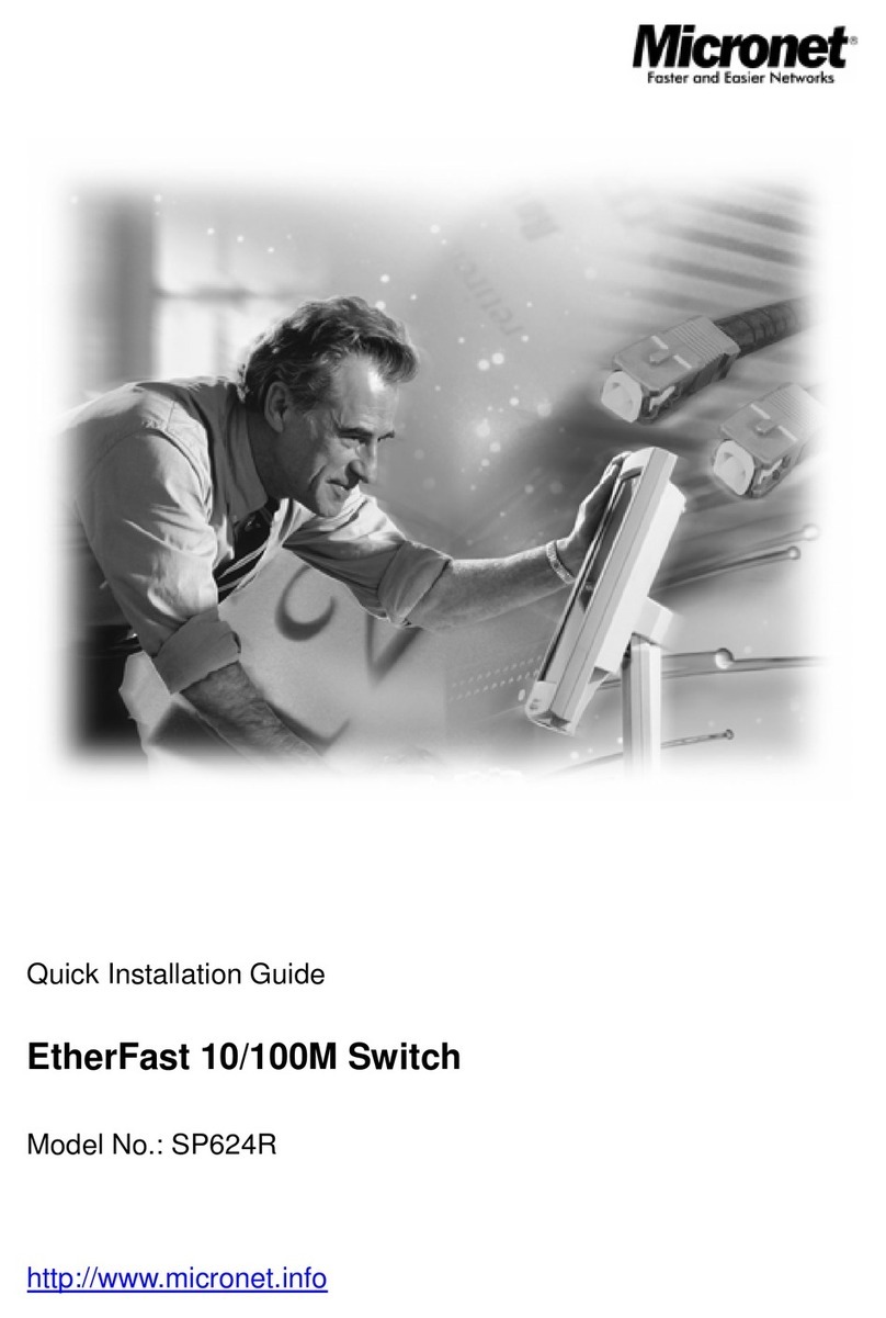 MicroNet SP624R Quick installation guide