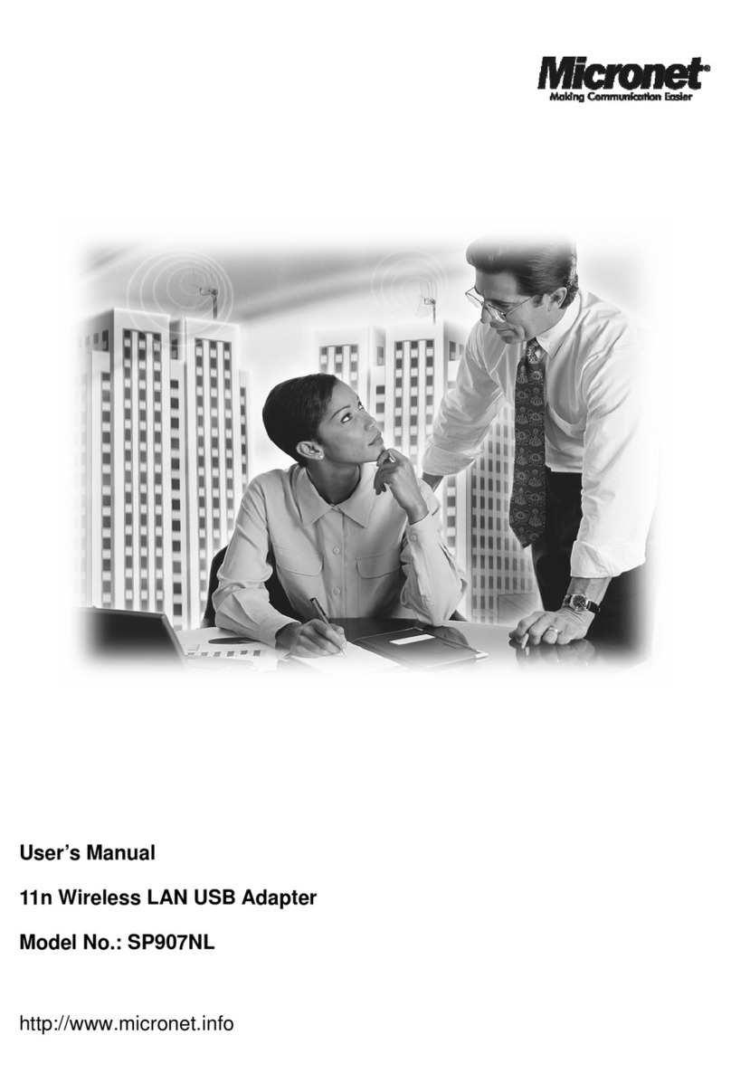 MicroNet SP907NL user manual