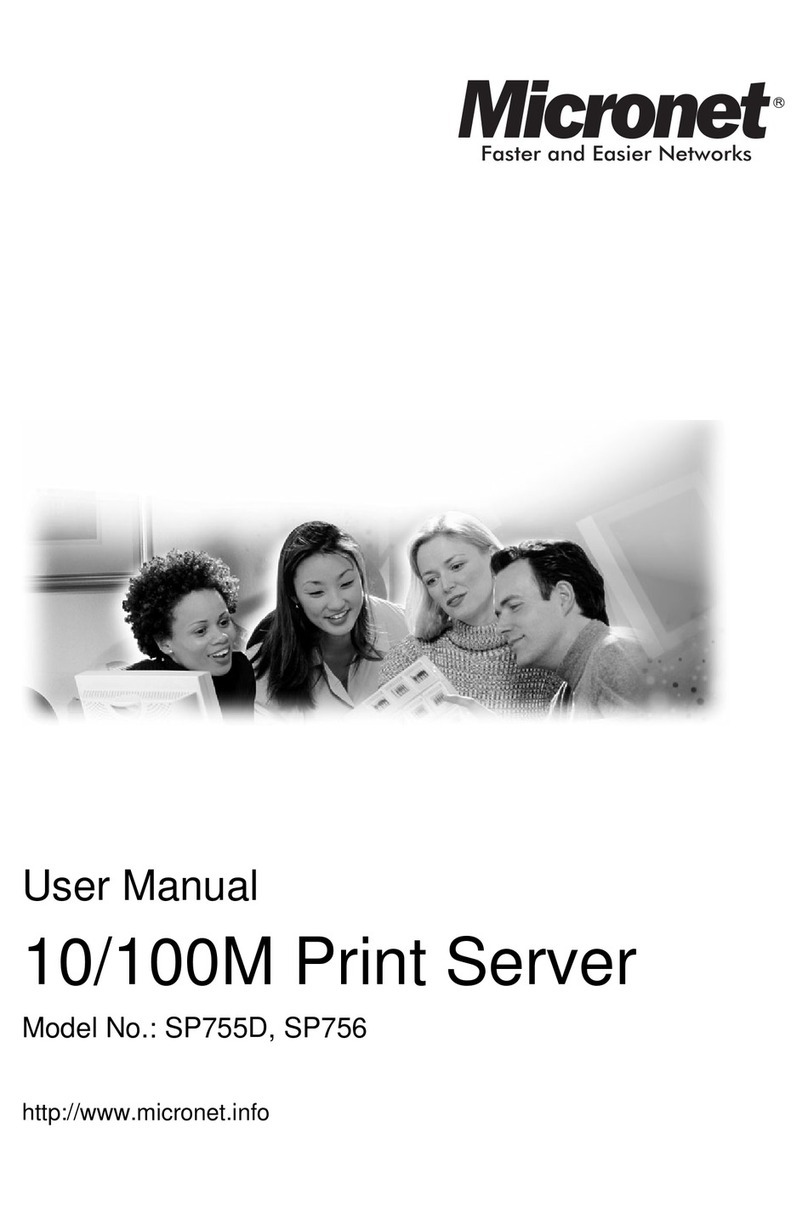 MicroNet SP755D user manual