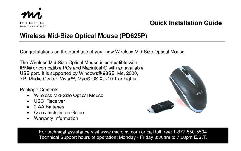 Micro Innovations PD625P Quick installation guide