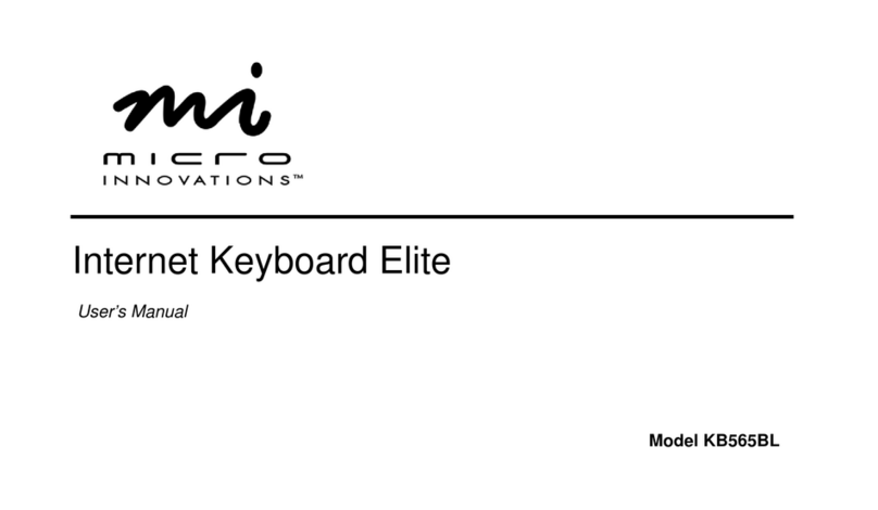 Micro Innovations KB565BL User manual