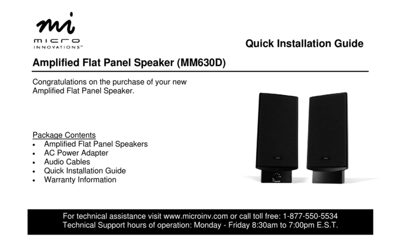 Micro Innovations MM630D User manual