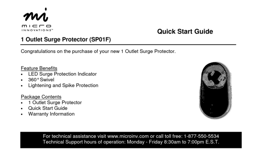 Micro Innovations SP01F User manual