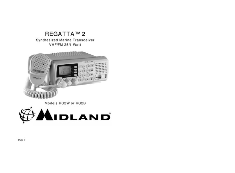 Midland RG2W or RG2B user manual